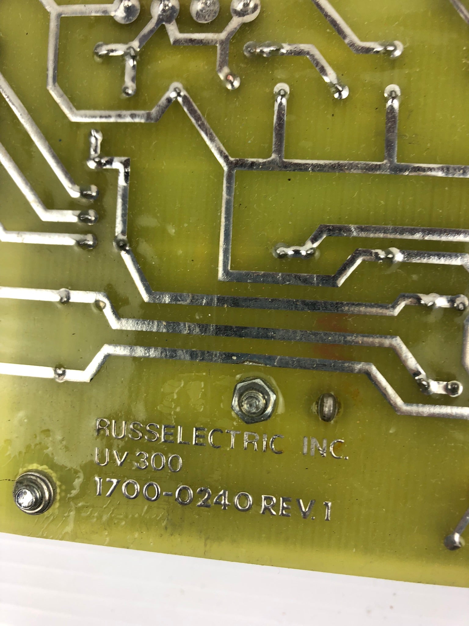 Russelectric Inc. 1700-0240 Circuit Board UV300 Rev 1