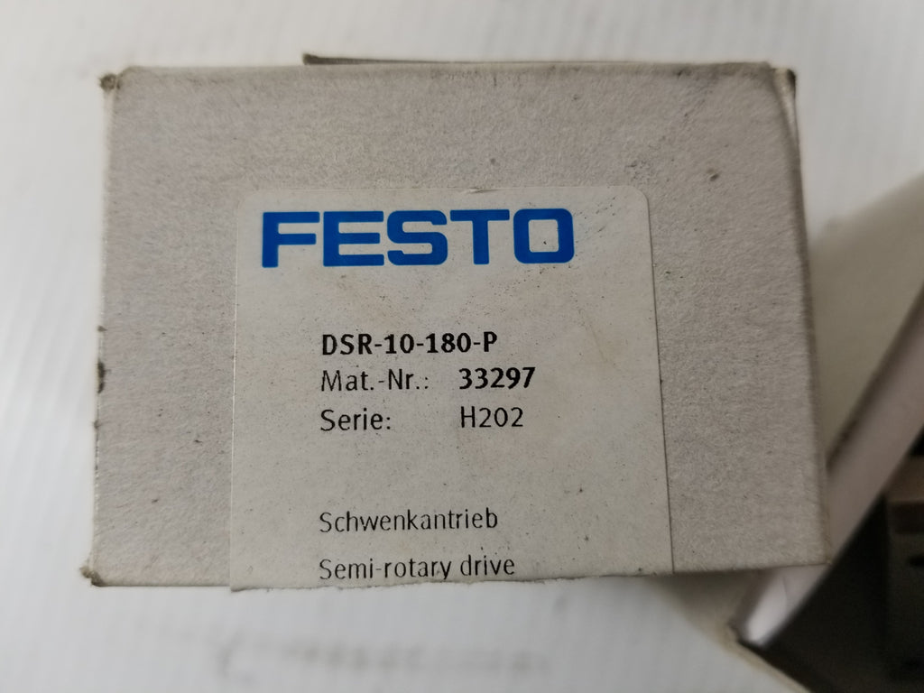 Festo DSR-10-180-P Pneumatic Semi-Rotary Drive – Metal Logics, Inc.