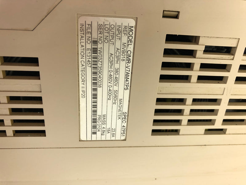 Yaskawa GPD 315/V7 CIMR-V7AM47P5 7.5kW AC Drive