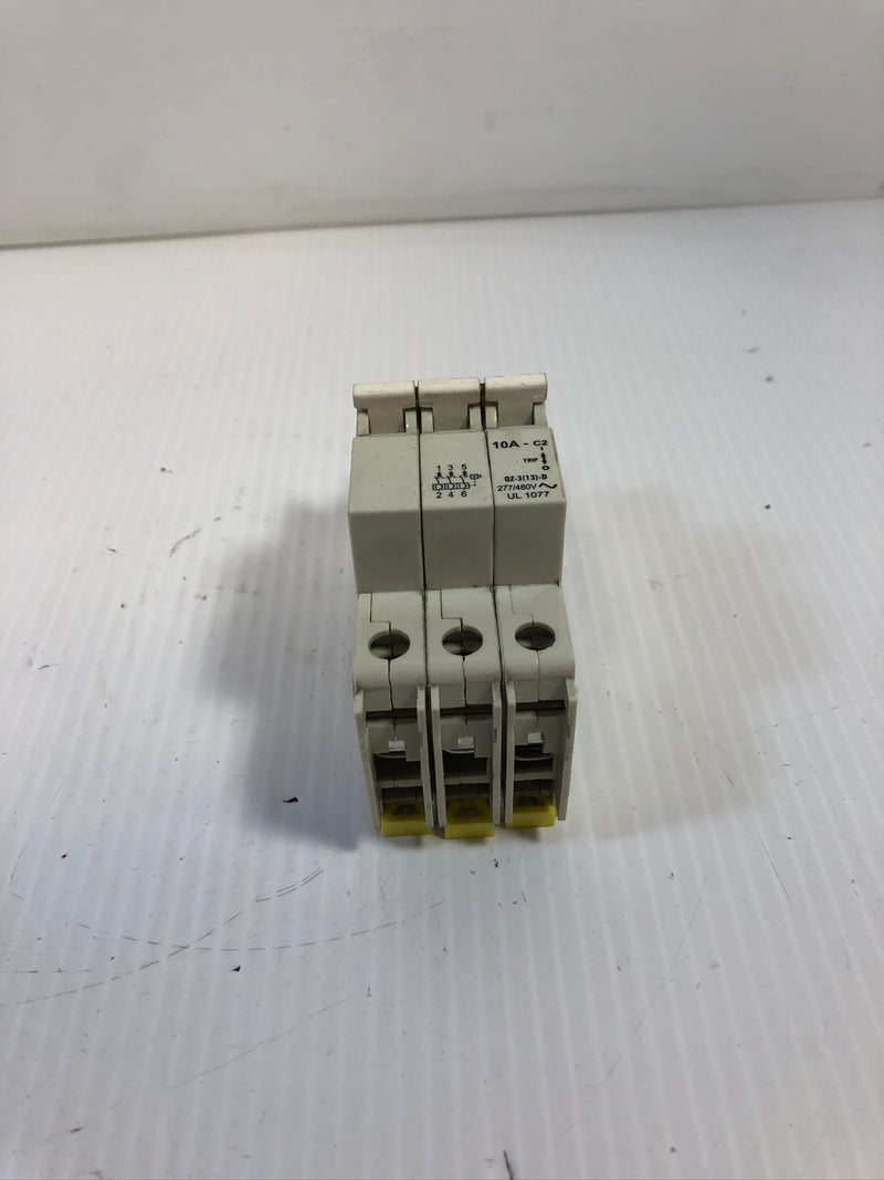 CBI QZ-3(13)-D 3-Pole 10A Circuit Breaker 277/480V