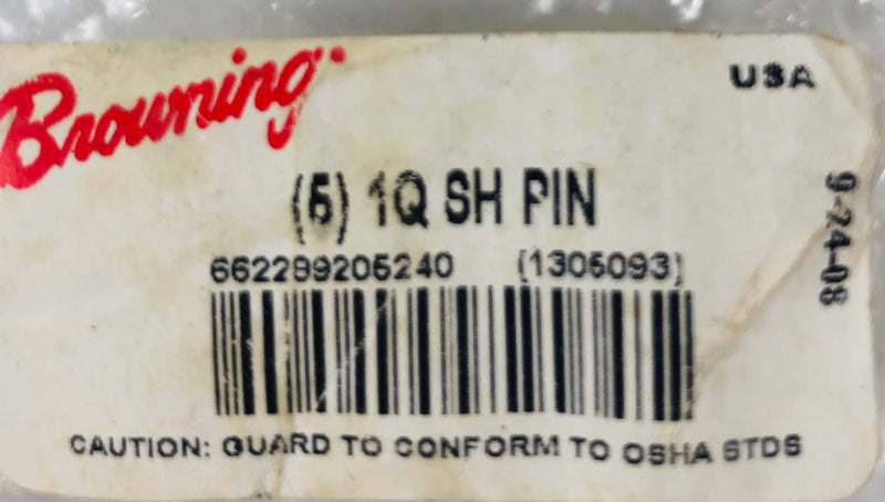 Browning Shear Pin 1Q SH Pin (Lot of 5)