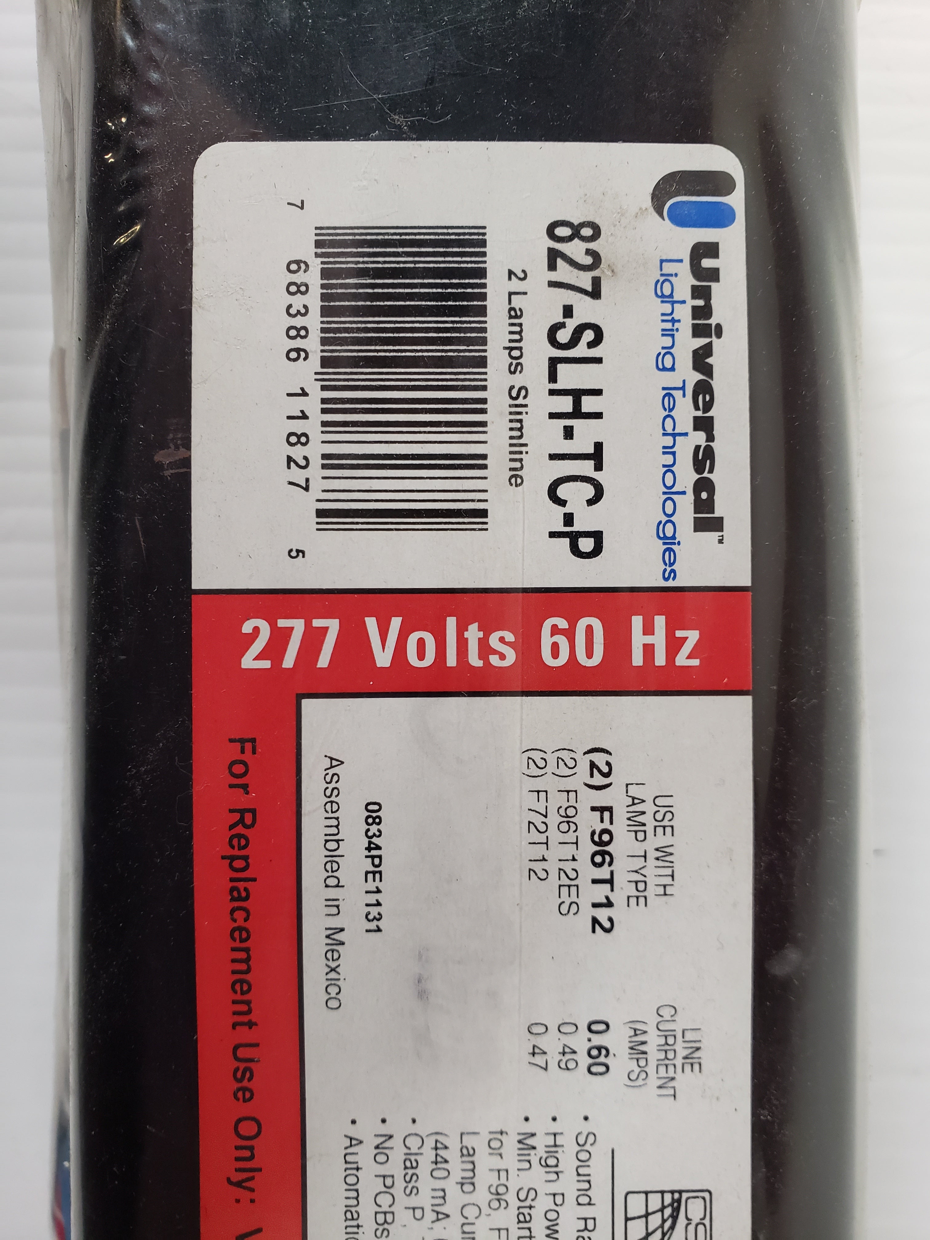 827-SLH-TC-P Universal Lighting Technologies Ballast
