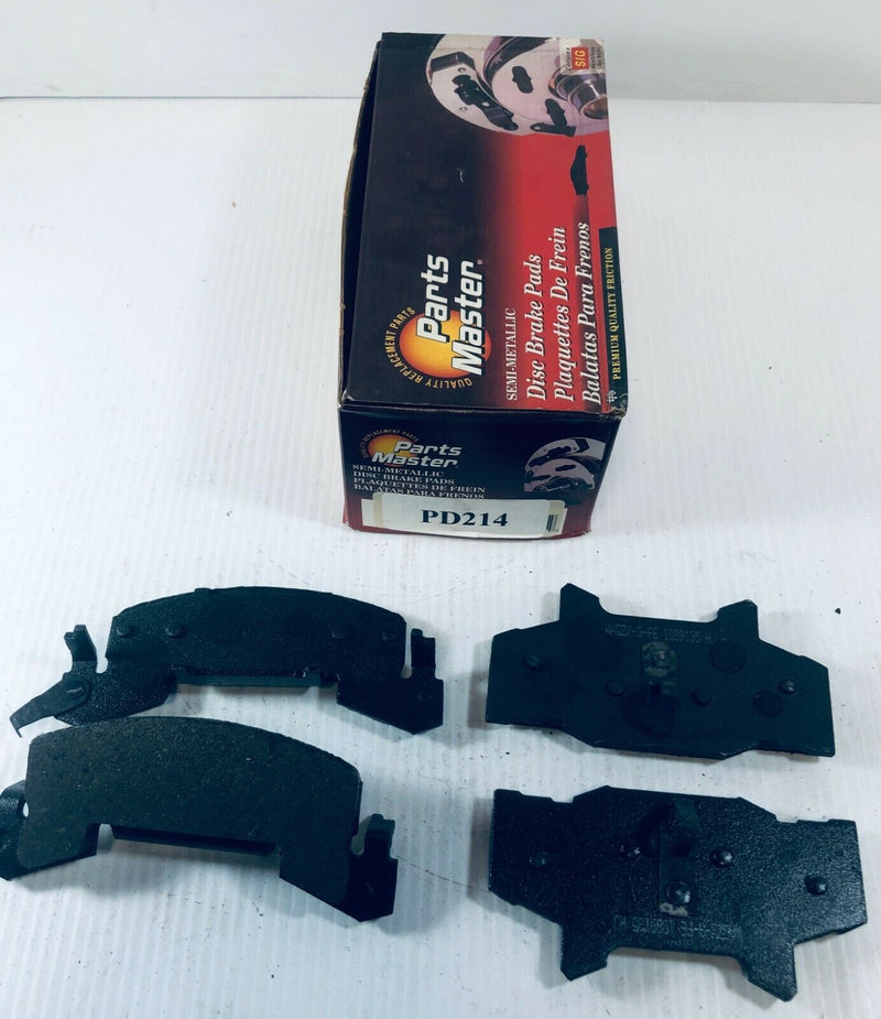 Parts Master MD214 Semi-Metallic Disc Brake Pads PD214