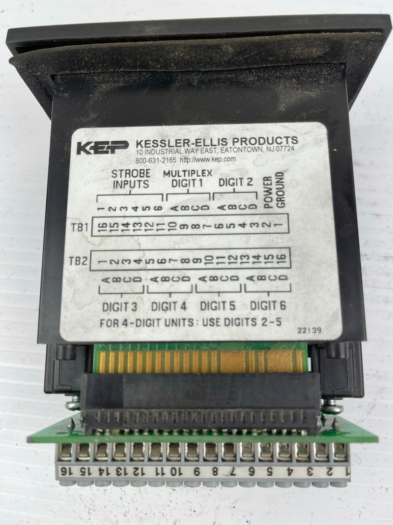 Kessler-Ellis Products KEP Electronic Counter S124X1 Rev 1.1