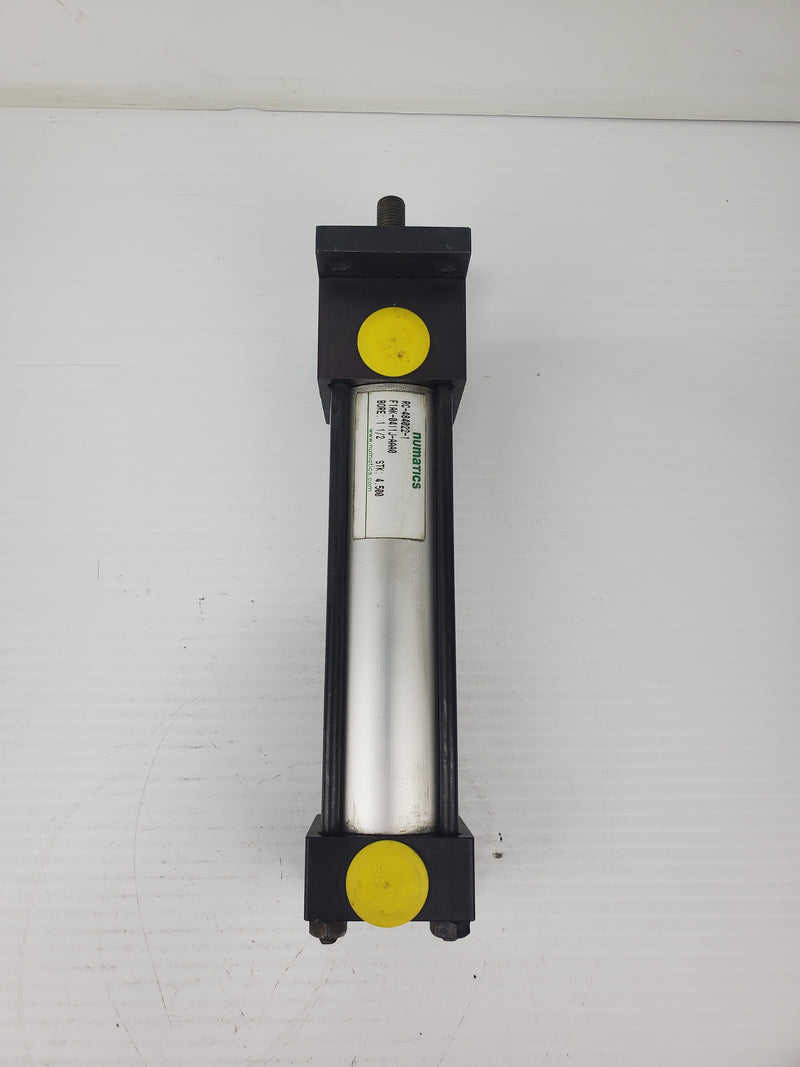 Numatics RC-484022-1 Pneumatic Cylinder F1AK-0411J-AAA0 Bore 1-1/2