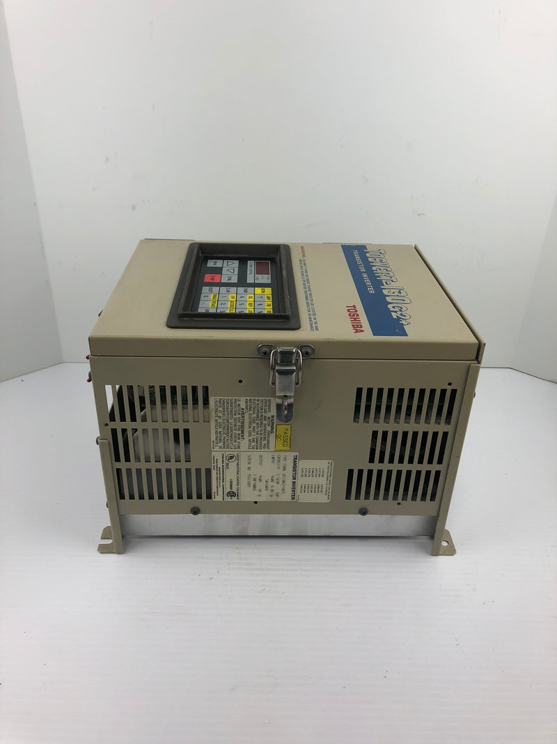 Toshiba VT130G2+4055 Transistor Inverter Tosvert-130G2+ 5.5KVA 5HP - Bent Case