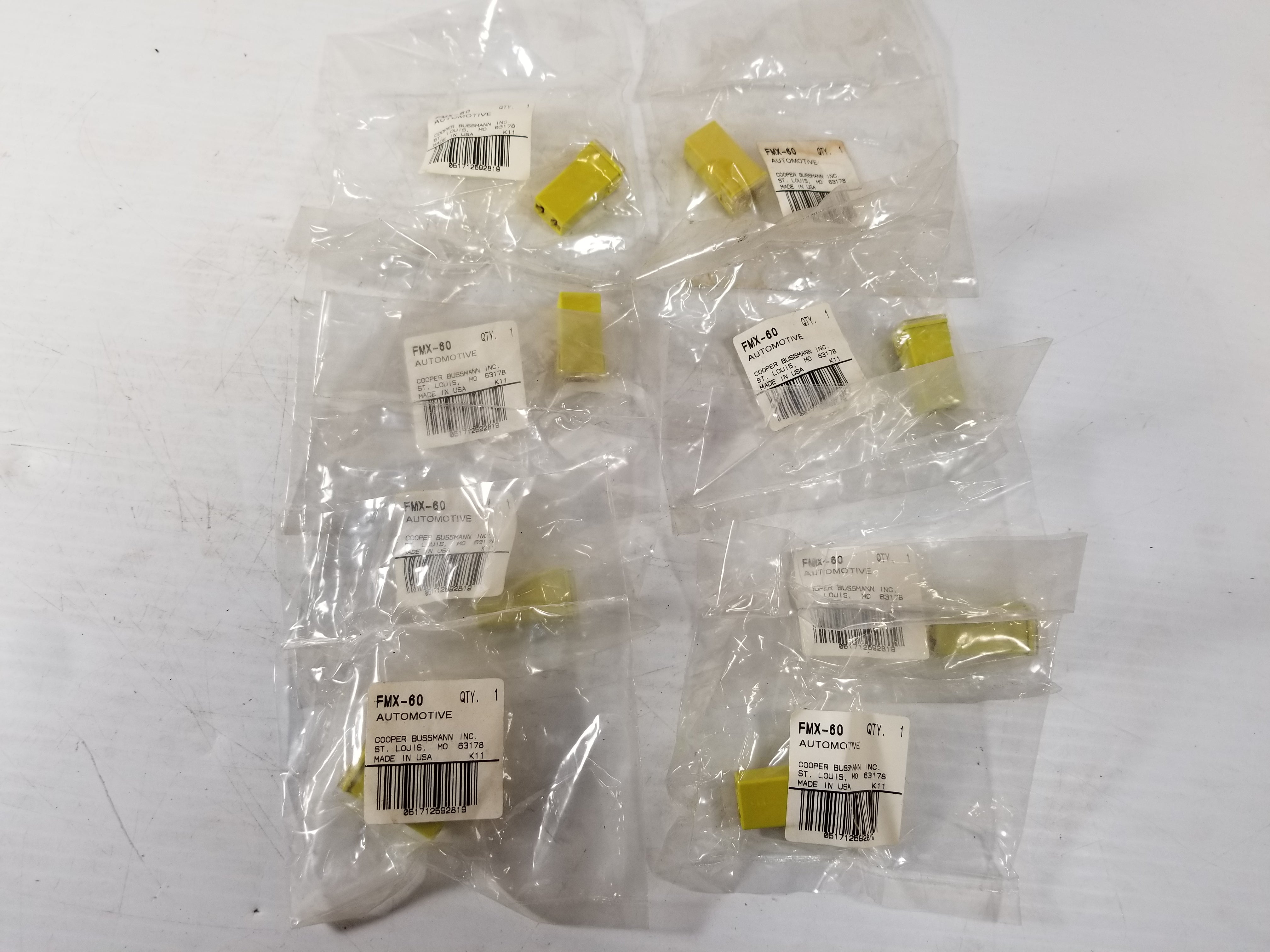Cooper Bussmann FMX-60 Fusible Link 60A - Lot of 8