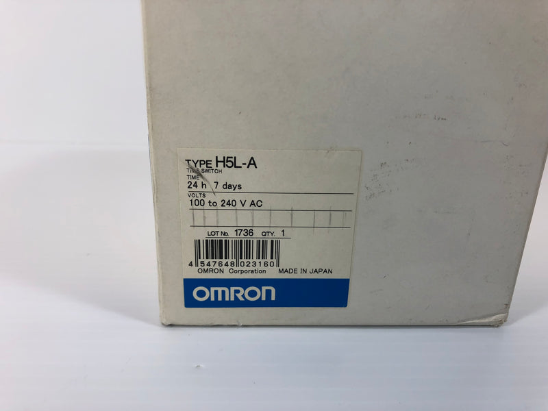 Omron H5L-A Time Switch Electronic 7 Day Timer