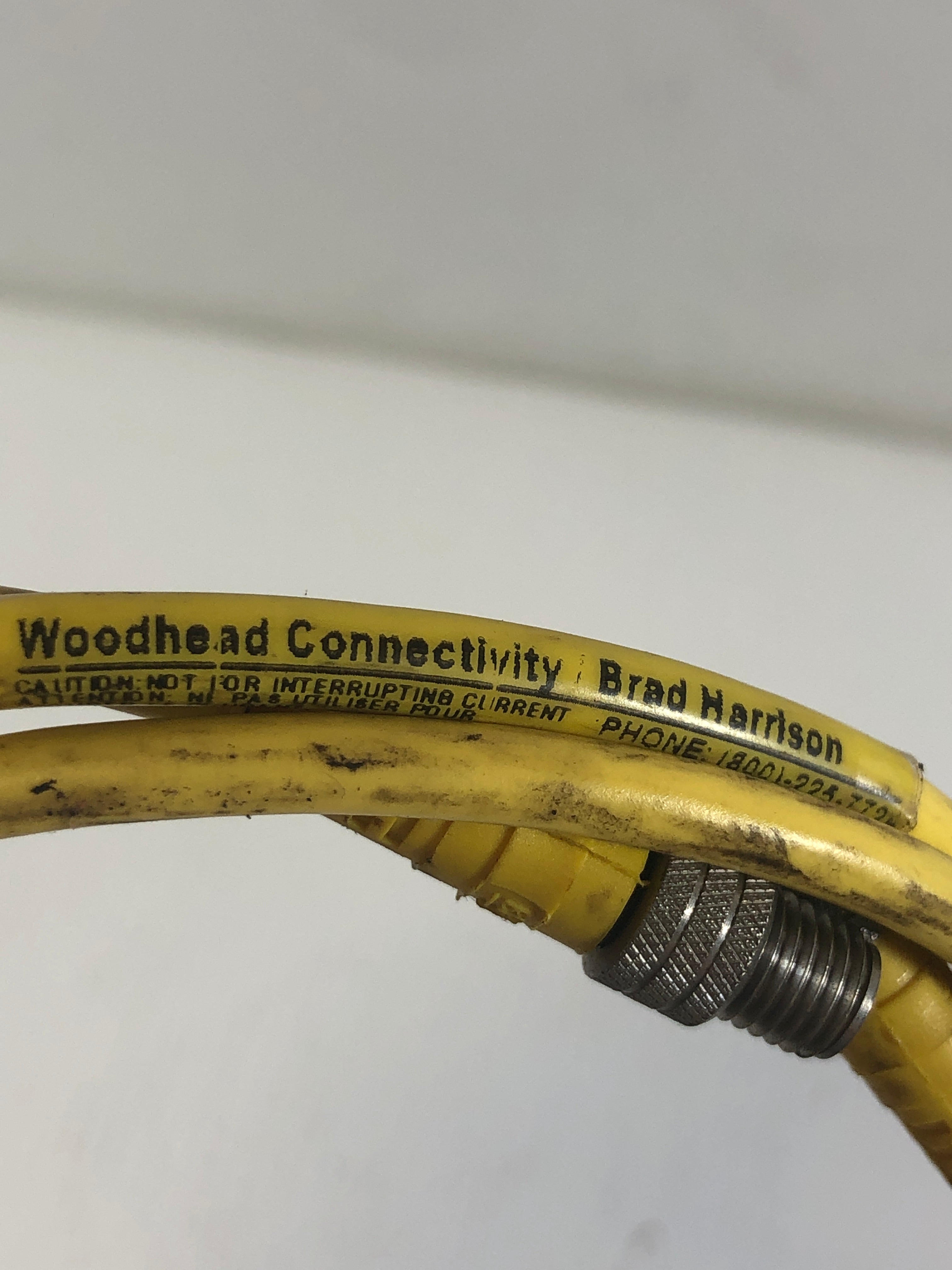Woodhead Connectivity Brad Harrison Cable Double Ended Cordset 443030K05M010