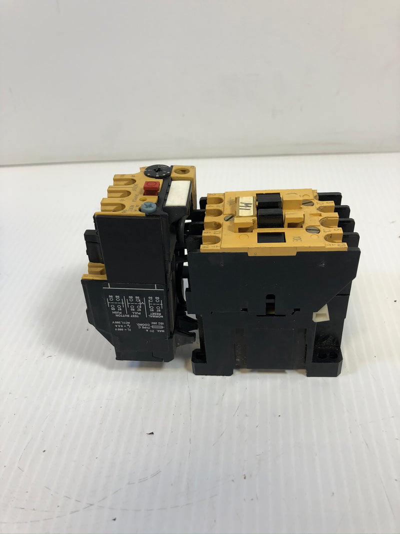 Allen-Bradley 100-A09ND3 Series B Contactor with 193-BSB60 Overload Relay