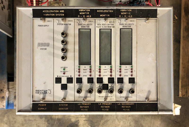 Bently Nevada 3300 System Monitor 3300/12 3300/03 (2x)3300/55 3300/25