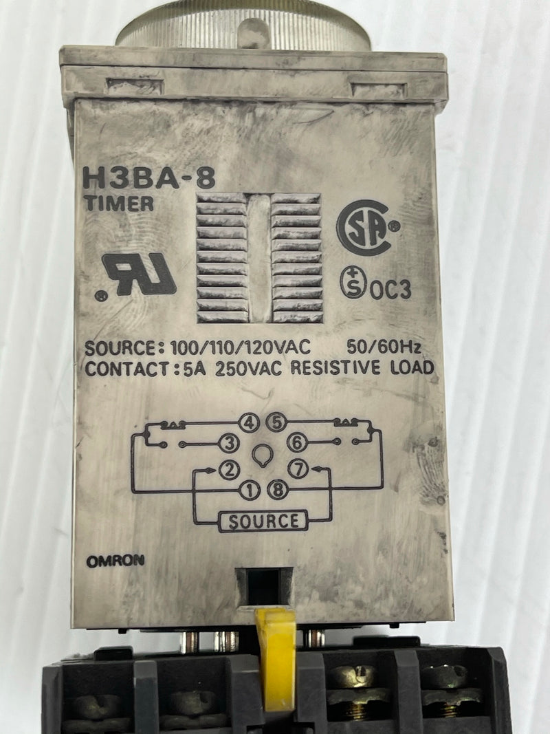 Omron Timer H3BA-8 on Relay