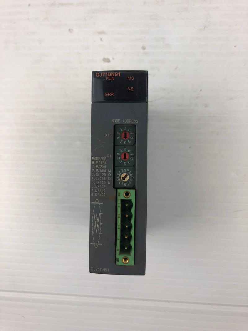 Mitsubishi MELSEC-Q QJ71DN91 Master Slave Unit 24VDC 30mA