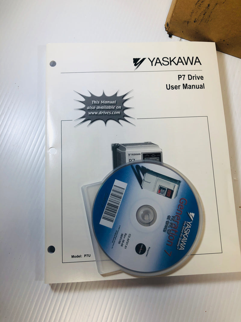 Yaskawa P7 Varispeed Drive User Manual Disc