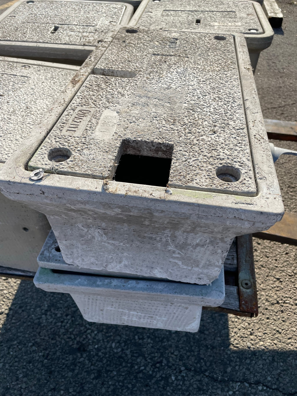 Quazite Underground Enclosure Tier 8 15 66WF PC0818DA07 Box with Cutout ...