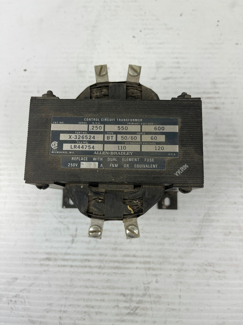 Allen-Bradley X-326524 Control Circuit Transformer