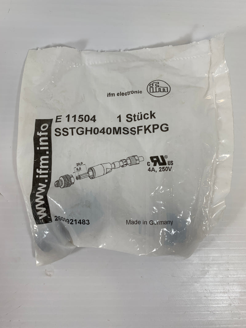 IFM Electronics Connector SSTGH040MSSFKPG