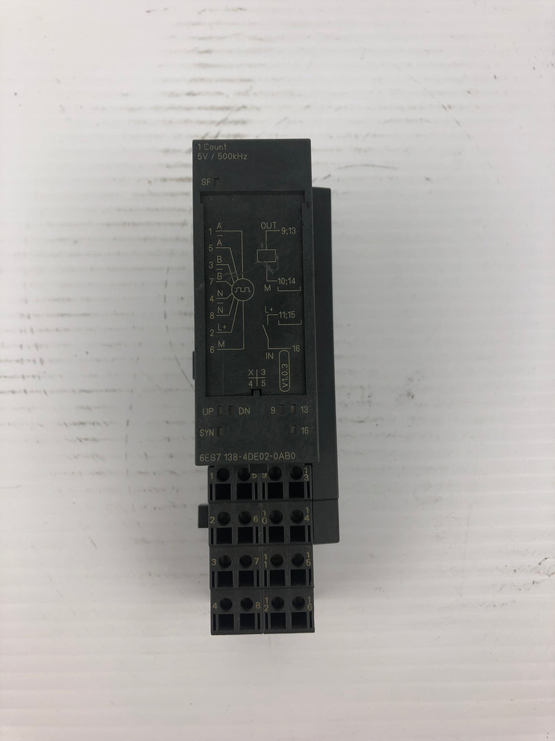 Siemens 138-4DE02-0AB0 Analog Input Module 6ES7