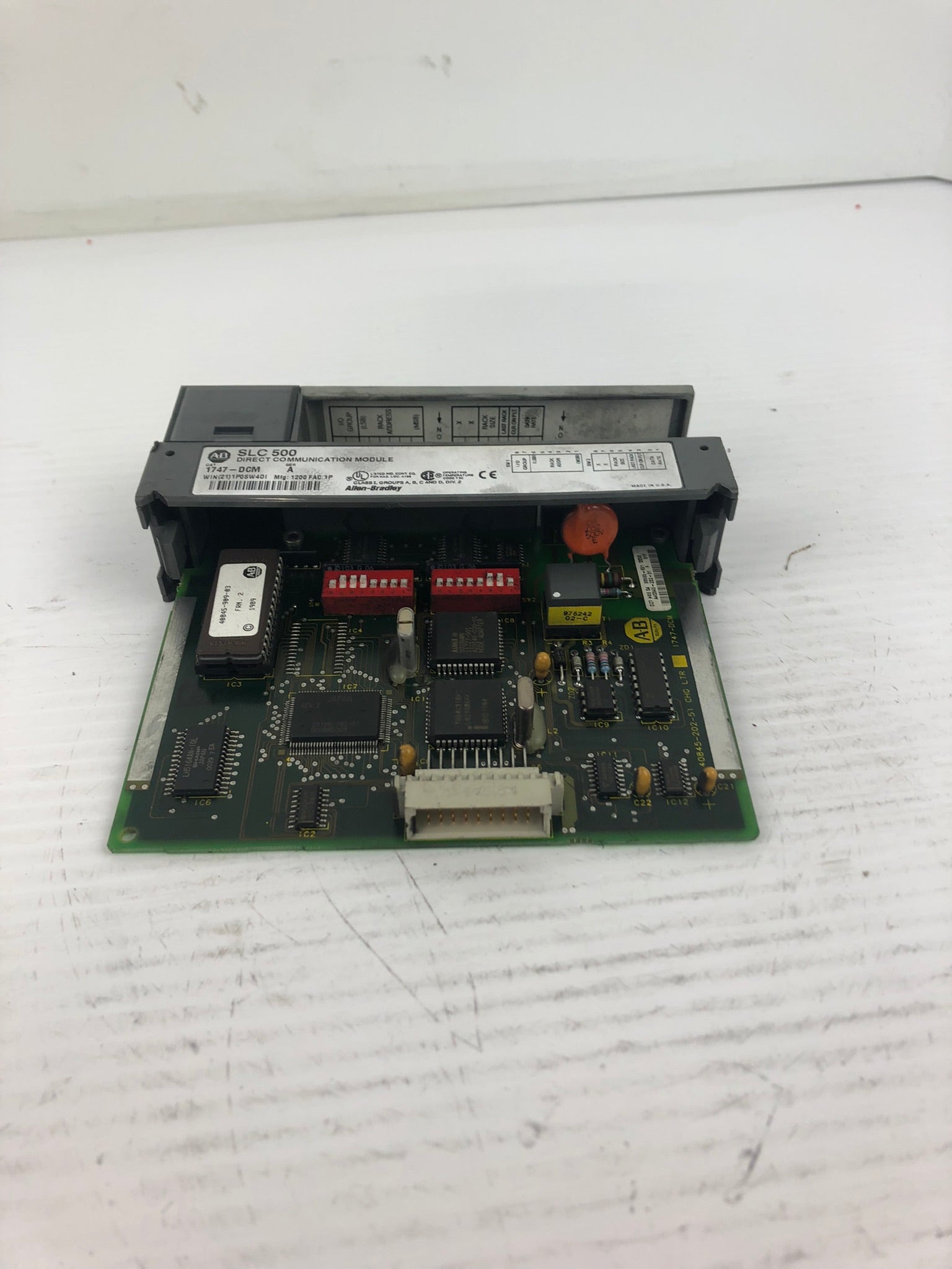 Allen-Bradley 1747-DCM Direct Communication Module Series A SLC 500 - With Door