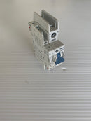 Allen Bradley Circuit Breaker 1 Pole Ser. A w/HH3 Auxiliary 1489-A1D100