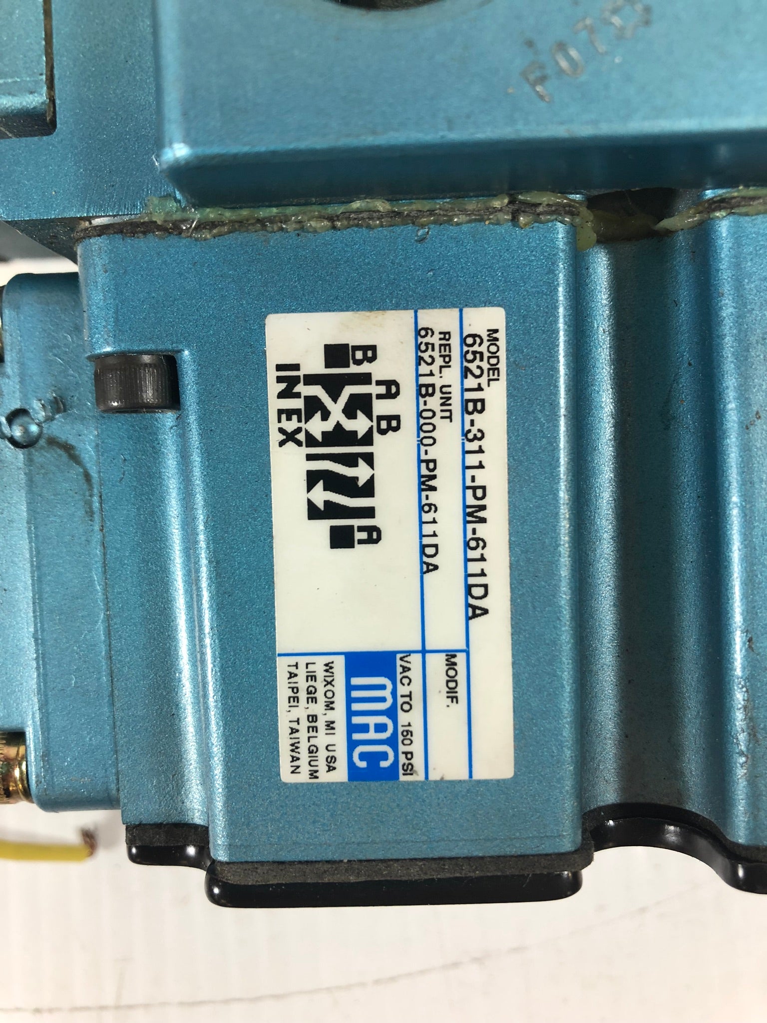 MAC 6521B-311-PM-611DA Solenoid Valve with PME-611DABE