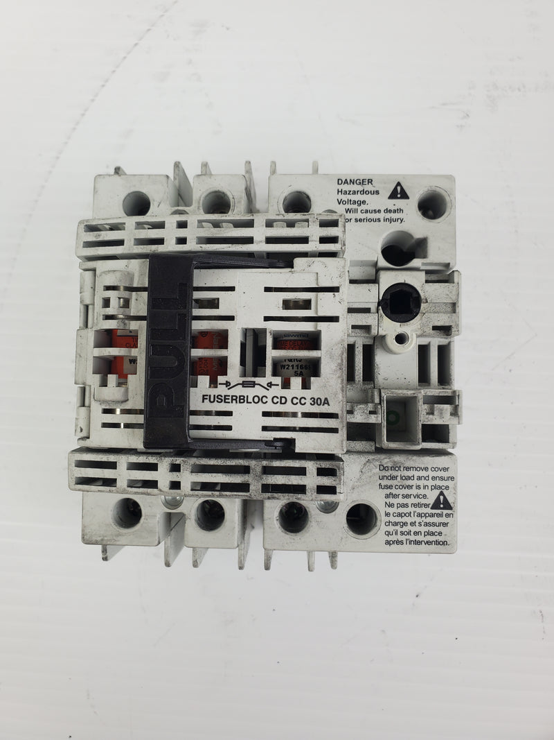 Socomec 37103003 Disconnect Switch Rating 30A 600 VAC 3ph