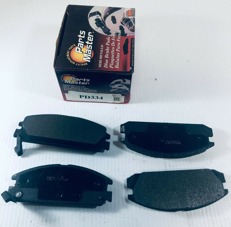 Parts Master Semi-Metallic Disc Brake Pads MD334 PD334