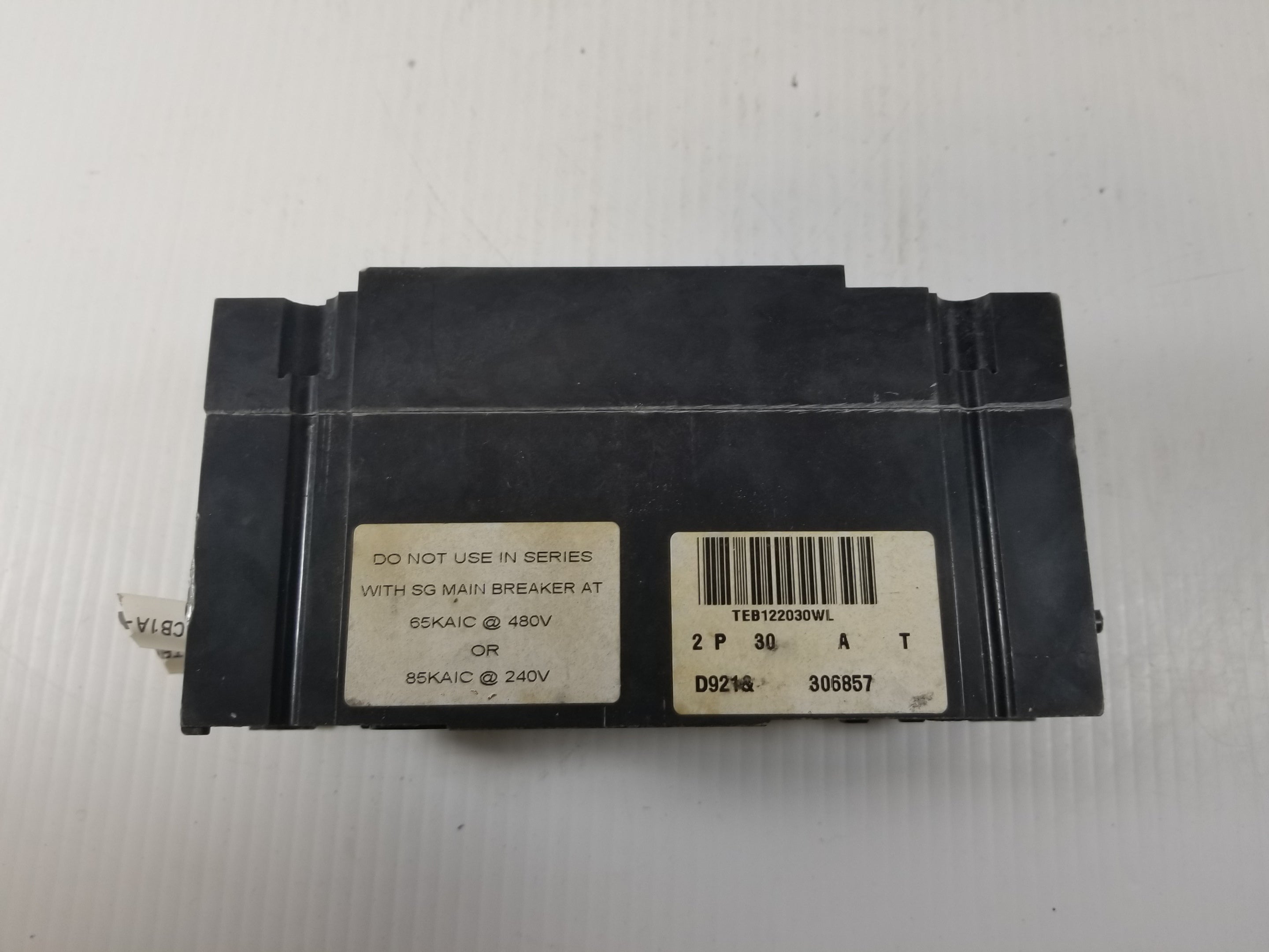 GE TEB122030WL Industrial Circuit Breaker 30 Amp 2-Pole