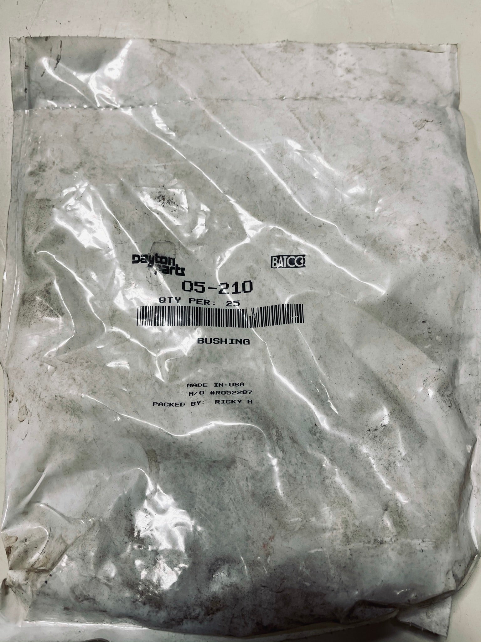 Dayton Parts 05-210 Bushing Package of 25