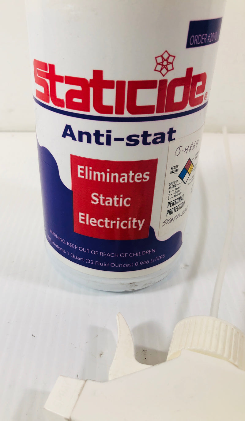 Staticide AntiStat Eliminates Static Electricity Spray Bottle 32