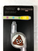 Light Up iPhone Charging Cable Poop Emoji Charger TechZone 2.0 Emojeez 3 Foot