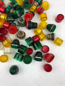 Lot of 78 Indicator Lights - All Different Types and Colors