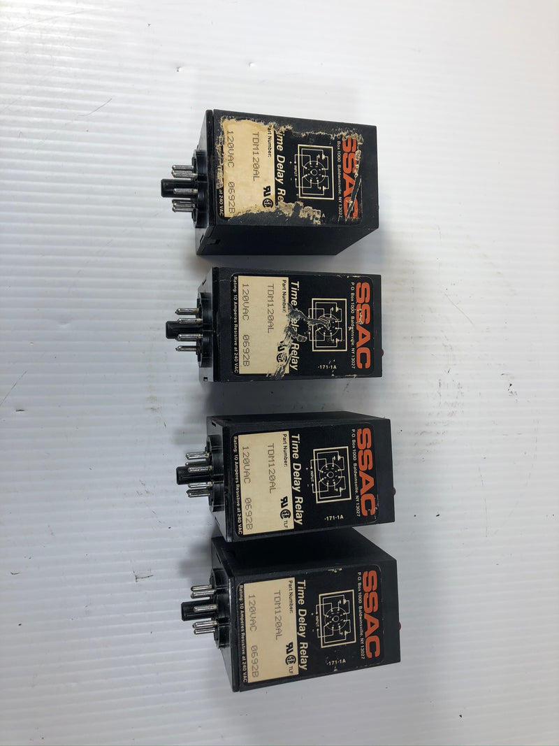 SSAC TDM120AL Digi-Set Time Delay Relay 0692B 120 VAC