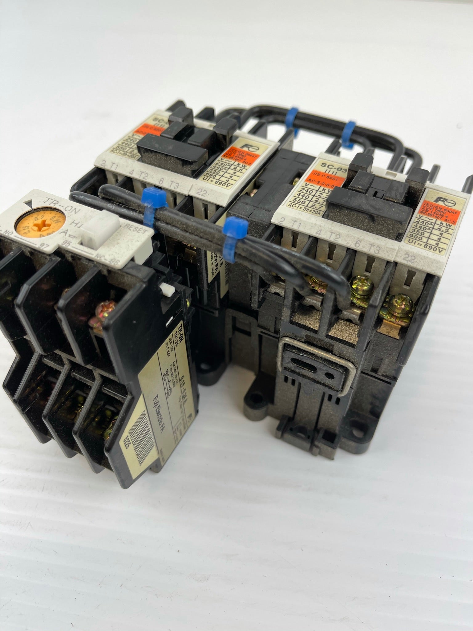 Fuji Electric Contactor and Overload Relay Assembly SC-03 TR-ON TR13N