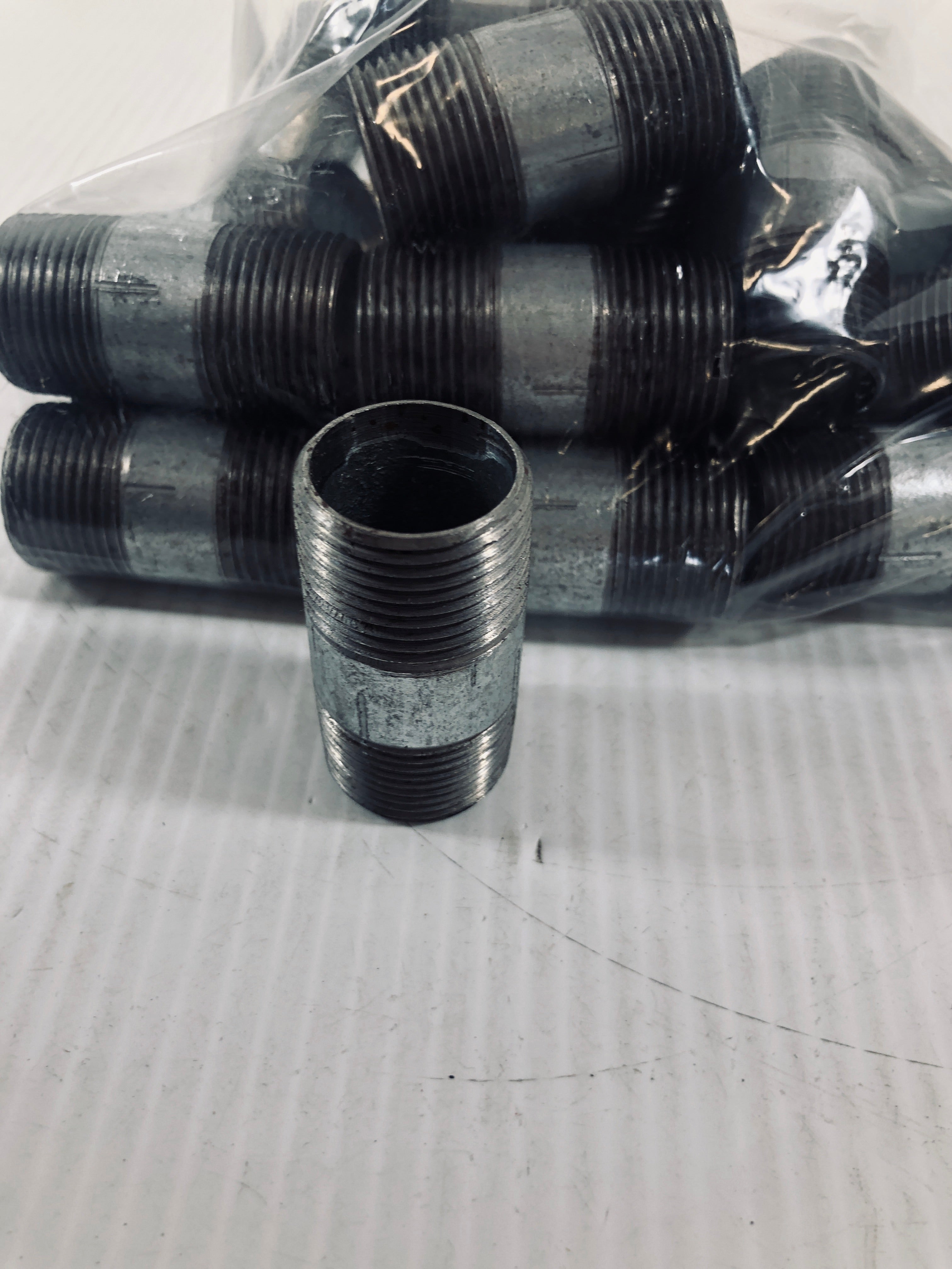 Conduit Pipe Products 25020704 3/4 x 2" Galvanized Nipple Conduit Pipe Lot of 25