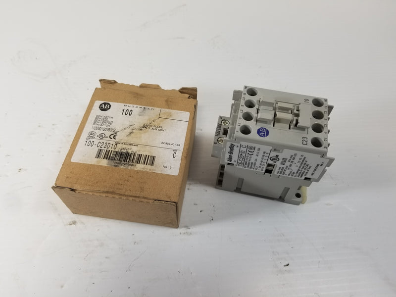 Allen-Bradley 100-C23D10 Contactor 110/120VAC 50/60Hz