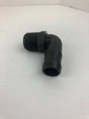 Banjo 1" Polypropylene Threaded Barbed 90 Degree Fitting