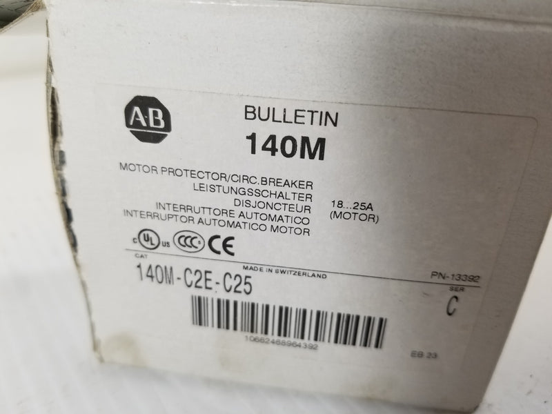 Allen-Bradley 140M-C2E-C25 Motor Protection Circuit Breaker