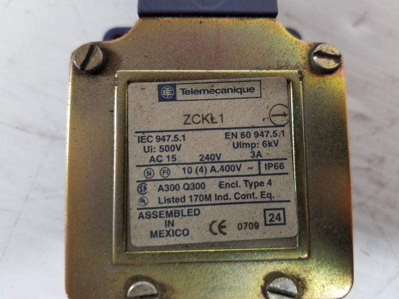 Telemecanique ZCKL1 Roller Arm Limit Switch