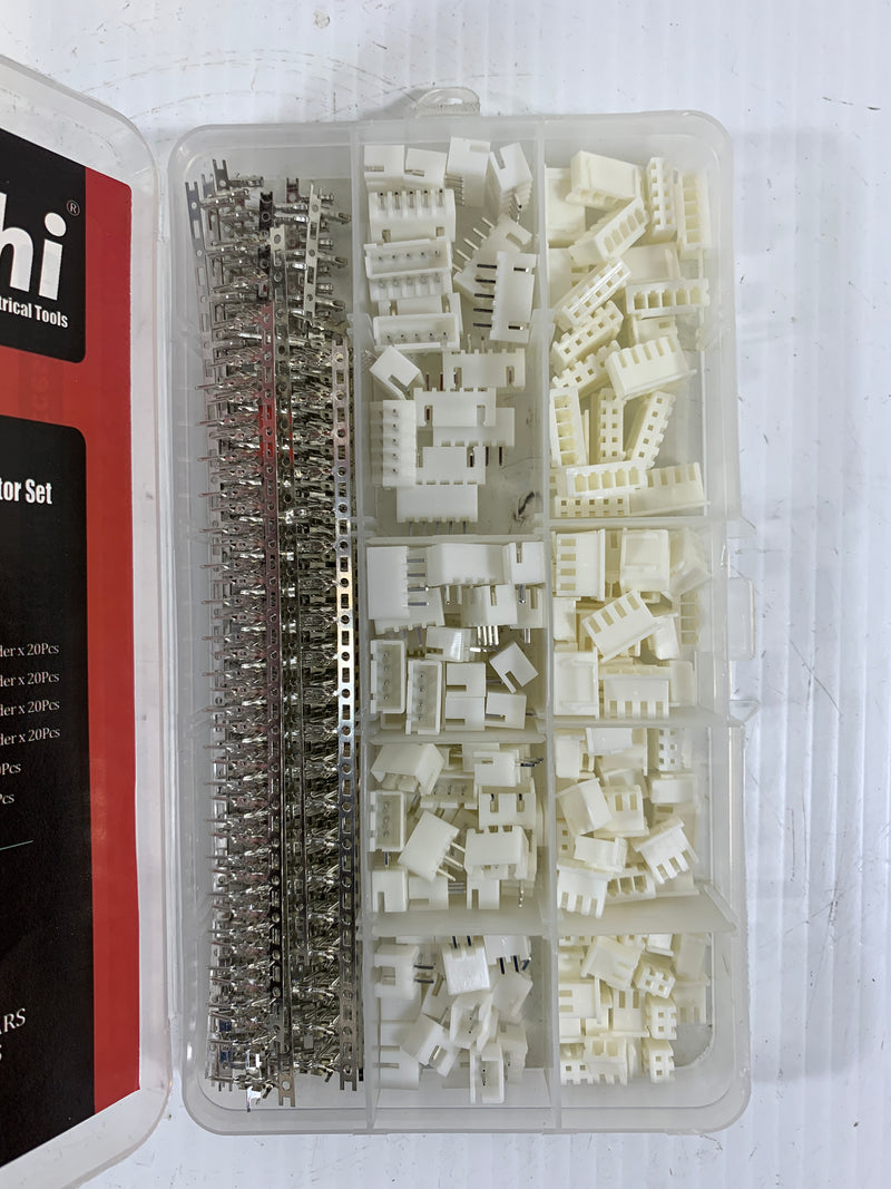 Hilitchi JST-XHP 2 2/3/4/5 Pin Housing and Pin Head Connector Set