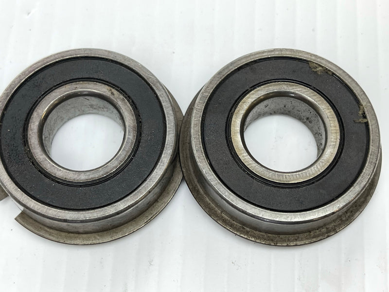 6204-2RSNR Bearing with Snap Ring Lot of 2