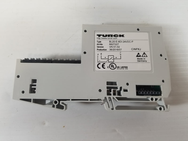 Turck BL20-E-8DI-24VDC-P Sensor PLC Digital Input Module