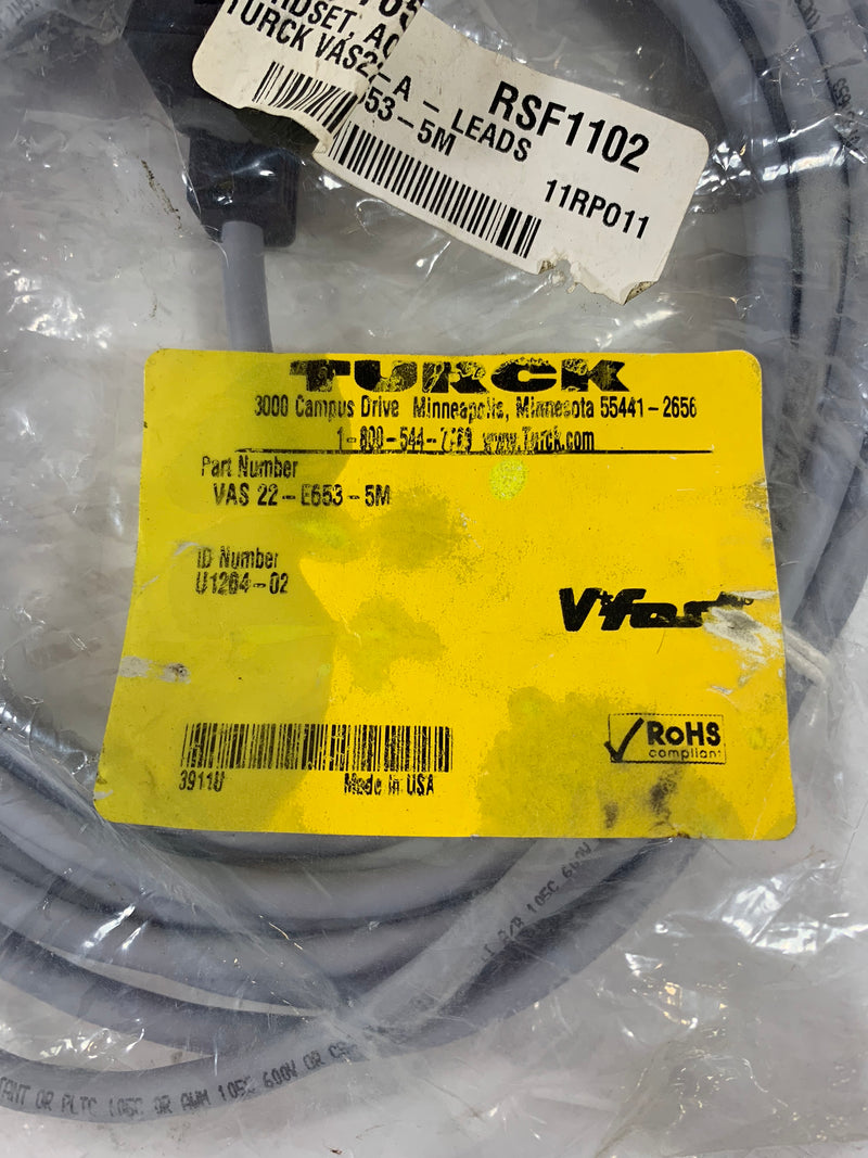 Turck Cable VAS 22-E653-5M U1264-02