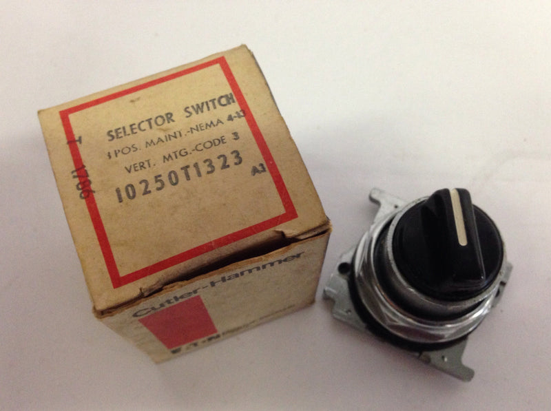 Cutler-Hammer 10250T1323 (Eaton) 1 Position Selector Switch Operator