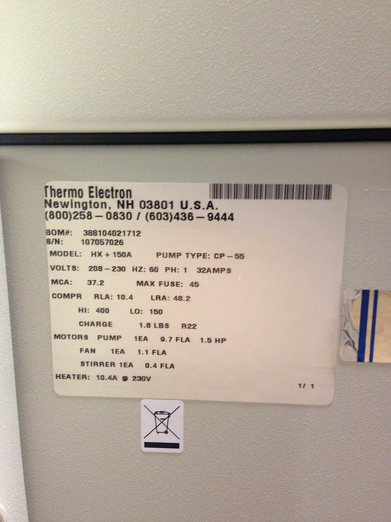 Thermo Electron Neslab HX150 HX-150 Refrigerated Recirculating Chiller