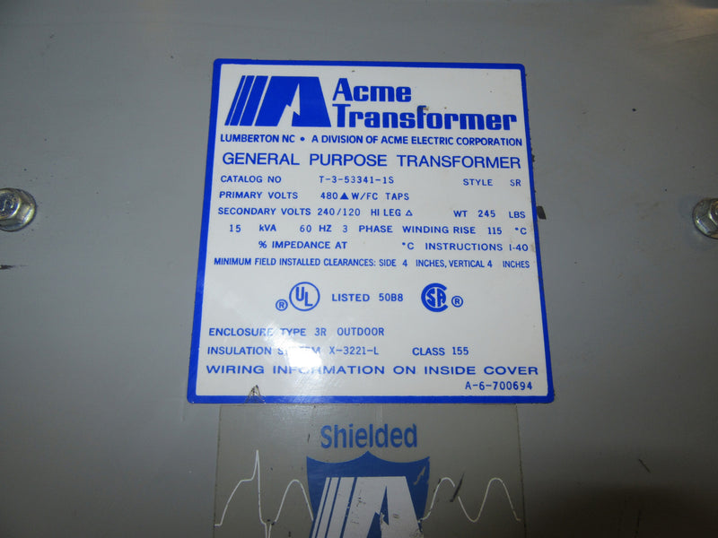 Acme General Purpose Transformer T-3-53341-1S