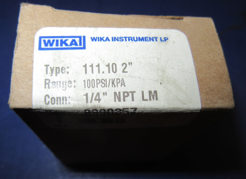 WIKA 111.10 Pressure Gauge 8990357 - Accessories - Metal Logics, Inc. - 2