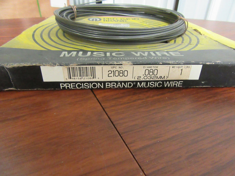Precision Brand Music Wire .080 Diameter 1 lb. 21080 - Accessories - Metal Logics, Inc. - 1