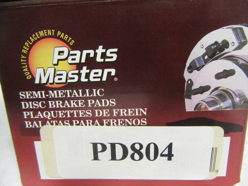 Parts Master Brake Pads Model: PD804