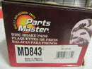 Parts Master Brake Pads Model: MD843